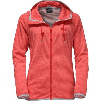 Chaquetas Jack Wolfskin Tongari Hooded Mujer - Rojas - Chile BLZ461827